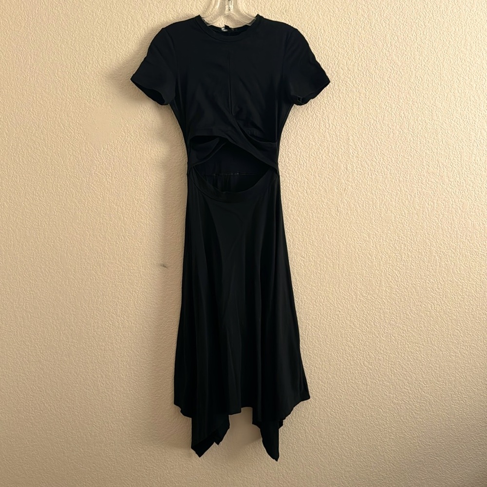 Short Sleeve Midi Dress